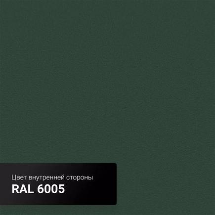 Коттедж Металл-Металл со стеклопакетом Зеленый RAL 6005