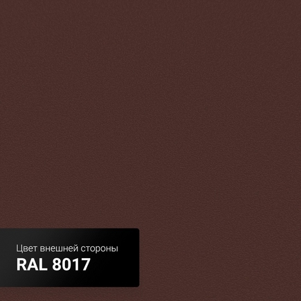 Коттедж Металл-Панель RAL 8017 с фрамугой и багетом тип 1