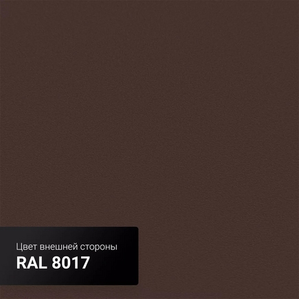 Коттедж Металл-Панель с багетом тип 2 RAL 8017 Гладкая
